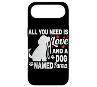 Personalized Dog Name Karma Cute Dog Pet Lover Case for iPhone Air