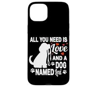 Personalized Dog Name Lexi Cute Dog Pet Lover Case for iPhone 15 Plus