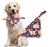 Personalized Dog Scarf with Photo - Custom Logo Bandana, Machine-Washable Cotton
