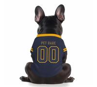 Personalized Dog Sweatshirts,Custom Jersey Shirts for Pets,Custom Dog Football Jersey Lightweight Personalized Puppy Shirt with Name Number Logo Sport Pet Outfit