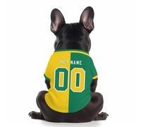 Personalized Dog Sweatshirts,Custom Jersey Shirts for Pets,Custom Dog Football Jersey Lightweight Personalized Puppy Shirt with Name Number Logo Sport Pet Outfit