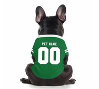 Personalized Dog Sweatshirts,Custom Jersey Shirts for Pets,Custom Dog Football Jersey Lightweight Personalized Puppy Shirt with Name Number Logo Sport Pet Outfit