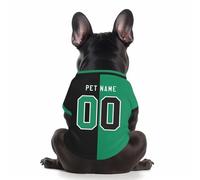 Personalized Dog Sweatshirts,Custom Jersey Shirts for Pets,Custom Dog Football Jersey Lightweight Personalized Puppy Shirt with Name Number Logo Sport Pet Outfit