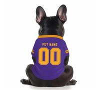 Personalized Dog Sweatshirts,Custom Jersey Shirts for Pets,Custom Dog Football Jersey Lightweight Personalized Puppy Shirt with Name Number Logo Sport Pet Outfit