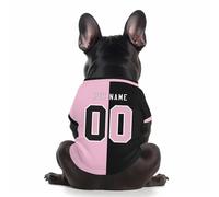 Personalized Dog Sweatshirts,Custom Jersey Shirts for Pets,Custom Dog Football Jersey Lightweight Personalized Puppy Shirt with Name Number Logo Sport Pet Outfit