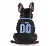 Personalized Dog Sweatshirts,Custom Jersey Shirts for Pets,Custom Dog Football Jersey Lightweight Personalized Puppy Shirt with Name Number Logo Sport Pet Outfit