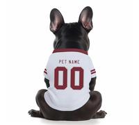 Personalized Dog Sweatshirts,Custom Jersey Shirts for Pets,Custom Dog Football Jersey Lightweight Personalized Puppy Shirt with Name Number Logo Sport Pet Outfit