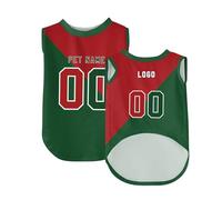 Personalized Dog Sweatshirts, Custom Jersey Shirts for Pets with Name/Number/Logo, Lightweight Pet Clothing for Small and Medium Dogs
