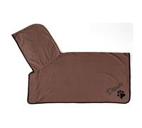 Personalized Dog Towels for Drying Dogs,Fit for Small Medium Large Dogs,Custom Embroidered Name Dog Bathrobe,Hooded Towel,Pet Supplies,Pet Gifts (Brown)