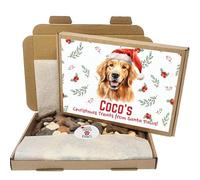 Personalized Dog Treat Gift Box - Custom for Any Breed - Holiday Puppy Treats & Doggy Present - Golden Retriever - 350g