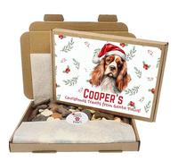 Personalized Dog Treat Gift Box - Custom for Any Breed - Holiday Puppy Treats & Doggy Present - King Charles Spaniel - 200g