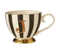Personalized Duchess J Letter Monogram Mug, Regal Design Coffee Mug For Kitchen, Durable Mug For Breakfast