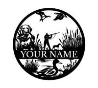 Personalized Duck Hunting Metal Sign, Custom Hunter Name Plaque, Waterfowl Wall Art, Rustic Cabin Decor, Hunting Lodge Gift for Outdoorsmen (Style-4)