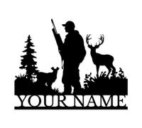 Personalized Duck Hunting Metal Sign, Custom Hunter Name Plaque, Waterfowl Wall Art, Rustic Cabin Decor, Hunting Lodge Gift for Outdoorsmen (Style-2)