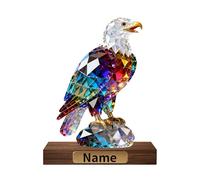 Personalized Eagle Desktop Ornaments,Custom Acrylic Plaque Sign With Name,Creative Home Living Room Cabinet Shelf Decoration,Gifts for Animal Lovers Kids Boys Girls