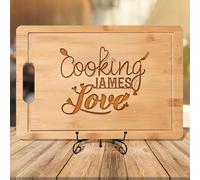 Personalized Engraved Cutting Boards - Custom Kitchen Chopping Block, Gift for Mother’s Day, Christmas, Housewarming, Mom, Wife, Grandma, Women