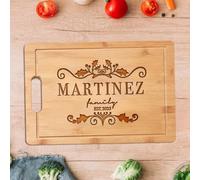 Personalized Engraved Cutting Boards - Customized Gift for Wedding, Bridal Shower, Engagement, Anniversary, Christmas, Ideas For Couples, Friends, Parents - Good For Real Estate Closing