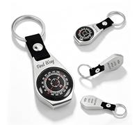 Personalized Engraved Pocket Compass, Glow in The Dark Waterproof Navigation Compass for Hiking, Camping, Wilderness Survival, for Men, Dad, Father's Day (style 2)