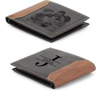 Personalized Engraved Wallet Custom Name Photo Wallets Anniversary Birthday Gifts for Men Gift for Husband Father's Day Wallet Color3,One Size