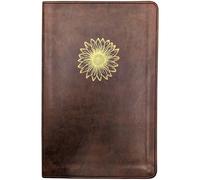 Personalized ESV Premium Gift Bible - Brown TruTone Faux Leather | Custom Gold Foil Name | English Standard Version | Compact Double-Column Bible, 8.5 pt Font, Gift Edition (Sunflower Only)