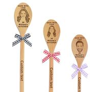 Personalized Face Engraved Wooden Mixing Spoon,Your face on a Spoon Gift, Custom Name Photo Picture Mixing Spoon Gift,Customized Your Friend Photo face on Spoon Birthday Housewarming Gift (style2)