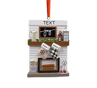 Personalized Family Christmas Ornaments 2025,Personalized Christmas Tree Decoration Fireplace Pendant, Customized Xmas Name/Text Ornament, Customized Xmas Gifts for Family Friends(2-6)