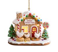 Personalized Farm and Animals Ornament Customized 3D Style Xmas Ornaments For Tree Custom Gift Farm And Animal Keepsake Customized Chicken Nest Family Xmas Ornament For Animal Lover Gifts