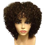 Personalized Fashion Women's African Corn perm Pixie Cut Short Wigs Heat-Resistant Synthetic Comfortable Breathable Short Curly Wigs Photo Color,16in (Photo Color 16in)