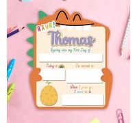 Personalized First and Last Day of School Sign, Reusable Personalized Name Sign, Suitable for kindergartens, Nurseries, First Grade, Back-to-School and Graduation Gifts for boy and Girl