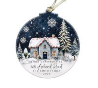 Personalized First Christmas in Our New Home Christmas Ornament
