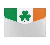 Personalized Folder for Office, Happy Irish Holidays File Folders with 6 Pack Pockets for Home, Portable File Jacket for Business, Expandable Folder for Organizing Paper