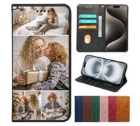 Personalized Folio Case for Google Pixel 10 Pro XL 9a 9 8 8A 7A 7 6 6A 5A 5G 5 4A 4, Custom Photo Picture Leather Wallet Phone Flip Cover with Card Slots, Magnetic Closure, Viewstand,Birthday Gift