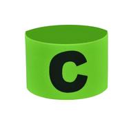 Personalized Football Captain Armband,Multi Colour Sport Team Badge with Custom Printing,Adjustable for youth and adult soccer training (Green)