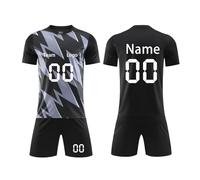 Personalized Football Jersey for Boys - Customizable Football Kits, Training Shirts, Shorts, Sports Tracksuit for Children and Adults, 10-11 Years