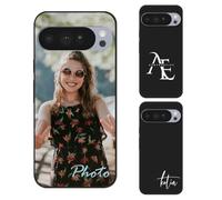 Personalized for Google Pixel 10 Pro XL Case 6.8 Inch 2025 Custom Photo Cover, Soft Shockproof Drop Protection, Slim Premium TPU Protective Cases, Customized Picture Logo Name,Thin, Black