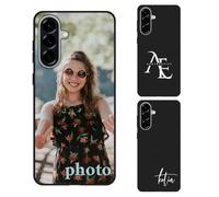 Personalized for Samsung Galaxy A56 5G 2025 Case Custom Photo Cover, Soft Shockproof Drop Protection, Slim Premium TPU Protective Case for Sam Sung GA56, Picture Logo Name Customized,Thin, Black