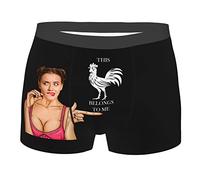 Personalized Funny Boxer Briefs for Wife Face Custom Photo Men Underwear Shorts for Men Daddy Boyfriend Husband Funny Underpants for Birthday Valentine's Day Gifts,This Beloncs To Me