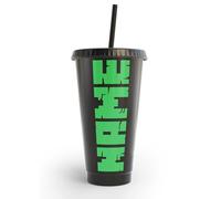 Personalized Gamer's Cold Cup Plastic 24oz Gift for Him or Her | Ideal for Birthdays Customized Gaming Theme