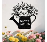 Personalized Garden Kettle Metal Wall Art,Custom Garden Metal Name Sign,Outdoor Yard Patio Greenhouse Decor,Gardeners Gift style 7