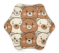 Personalized Girls Umbrella Kids J Stick Sombrillas Rain Umbrellas for Boys Kid Sun Umbrella Uv Protection Cute Cartoon Teddy Bears Brown
