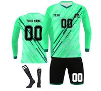 Personalized Goalkeeper Jersey Goalkeeper,Custom Goalkeeper Kit for Men Women Boys Girls with Name Team Number