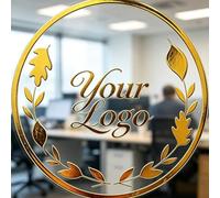 Personalized Gold Foil Clear Stickers for Packaging (Transparent-Foil)