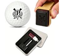 Personalized Golf Ball Stamp with Metal Storage Case, Custom Logo, Text or Icon Design, Reusable Golf Ball Marking, Golf Accessories, Gifts for Golf Golfers, Father's Day Birthday Gifts