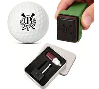 Personalized Golf Ball Stamp with Metal Storage Case, Custom Logo, Text or Icon Design, Reusable Golf Ball Marking, Golf Accessories, Gifts for Golf Golfers, Father's Day Birthday Gifts