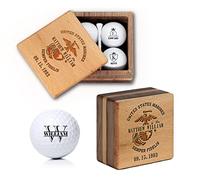 Personalized Golf Gift for Military - Customized Golf Ball Marker in a Luxury Box, The Perfect Navy, Army,Air Force, Space Force, and Coast Guard Gift for Him on Birthdays, Father's Day, Anniversaries