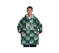 Personalized Golf Gifts for Men, Golf Lovers, Golf Players & Coaches, Wearable Flannel Golf Blanket Hoodie, One Size, Green, Initial N, One size