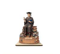 Personalized Graduation Wooden Block Plaque, Class of 2026 Keepsake Desktop Decorative Sign, for Souvenir Inspirational Student Achievement Art