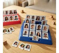 Personalized Guess Who I Am Board Game, Custom Photo & Name Board game 12 Family Characters Logic Deduction games for Adults, Portable Travel Holiday Party Night Classic Games