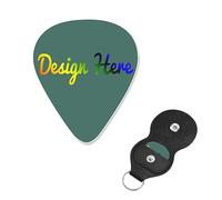 Personalized Guitar Pick Custom Text Here For Acoustic Guitar, Violin, Ukulele, Bass (6 Packs)