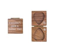Personalized Guitar Pick Holder, Custom Pick Case, Musician Gift, Guitarist Accessory, Handmade Pick Storage, Gift for Guitar Lover (I Couldn't Pick A Better Dad)